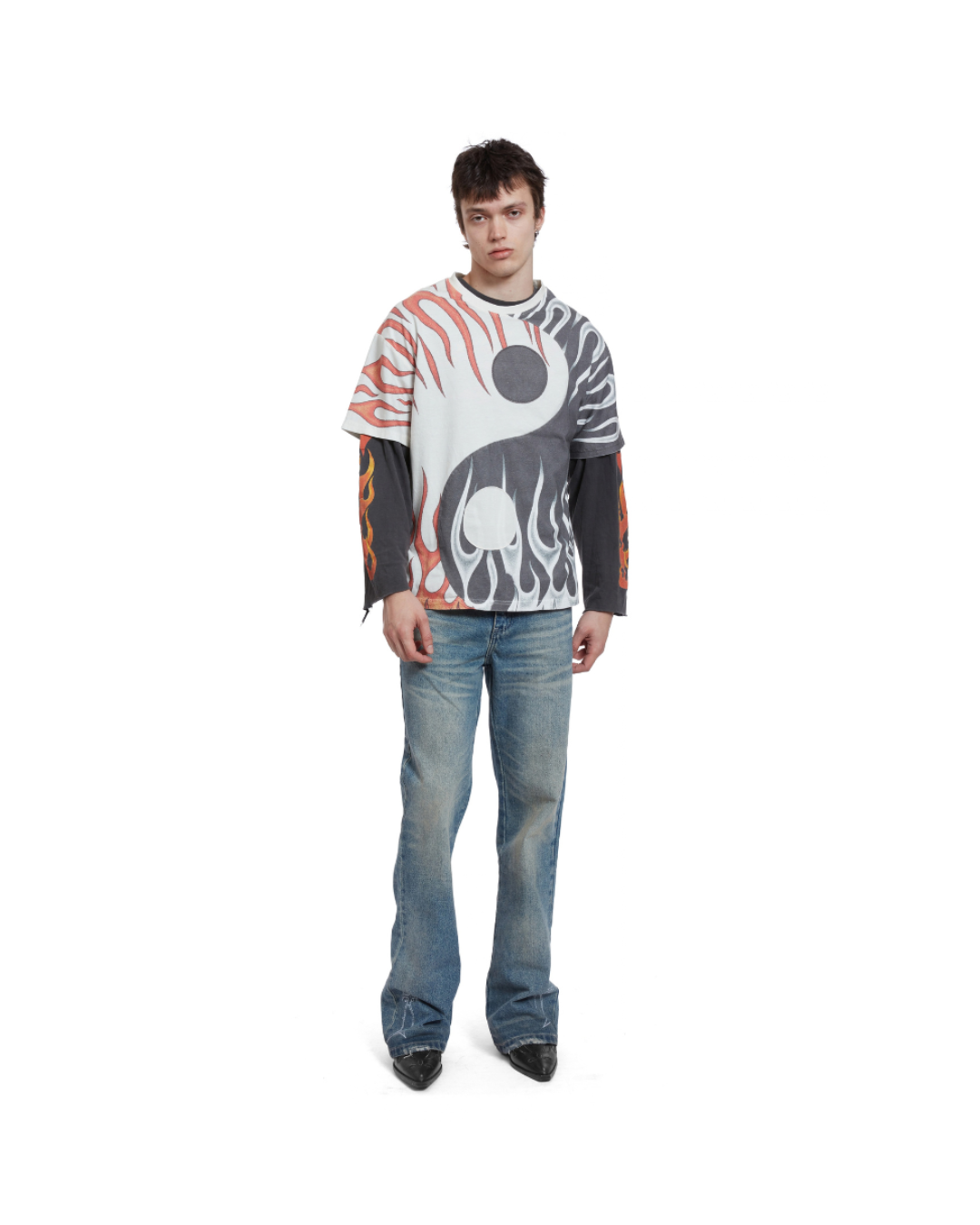 WHO DECIDES WAR YIN YANG JERSEY SHORT SLEEVE — vista 2
