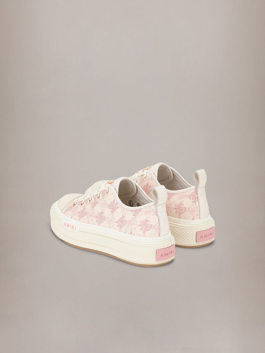 AMIRI MA QUAD CANVAS COURT LOW GARDEN ROSE — vista 4