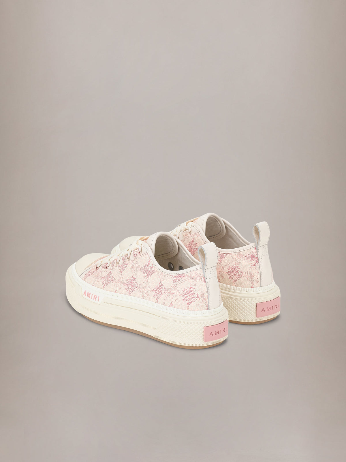AMIRI MA QUAD CANVAS COURT LOW GARDEN ROSE — vista 4