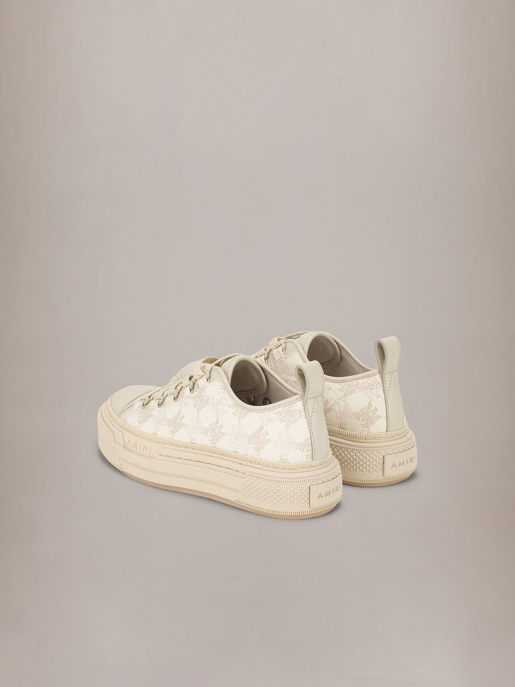 AMIRI MA QUAD CANVAS COURT LOW ALABASTER — vista 4