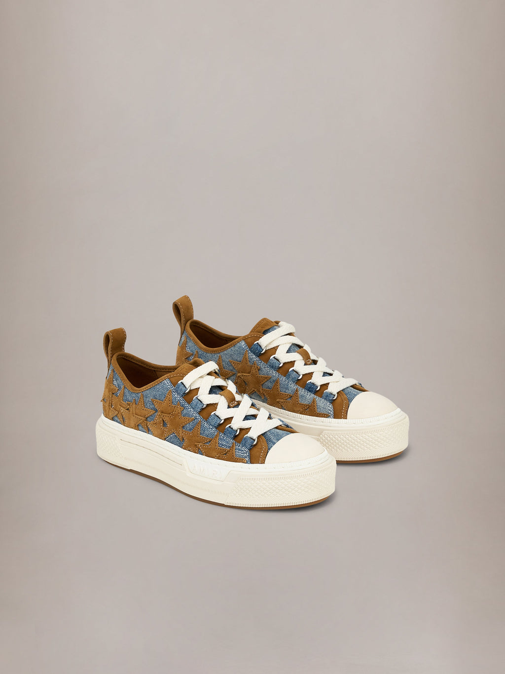 AMIRI DENIM STARS COURT LOW YELLOW — vista 2
