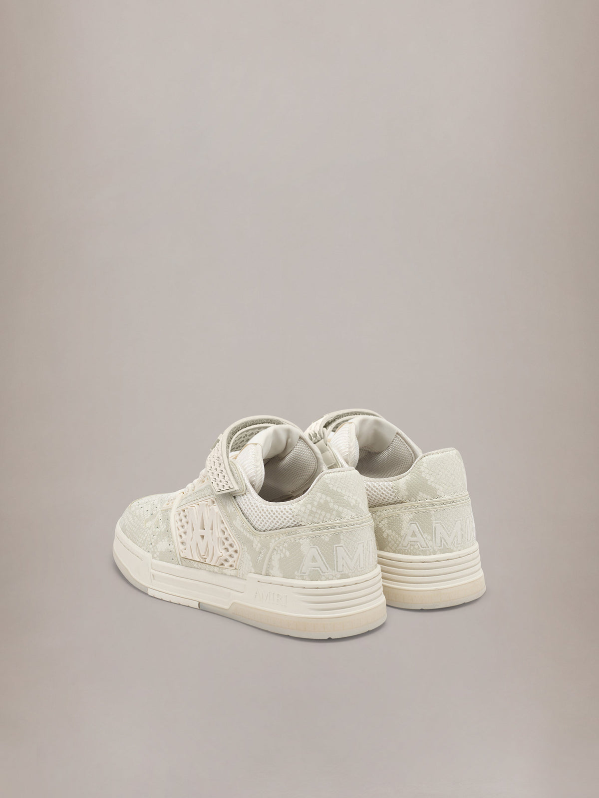 AMIRI PYTHON EMBOSSED MA SKYLINE CREAM — vista 4