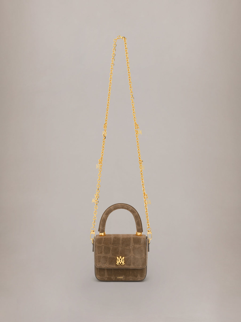 AMIRI - WOMEN'S CHAIN STRAP WITH MA PENDANT GOLD — vista 2