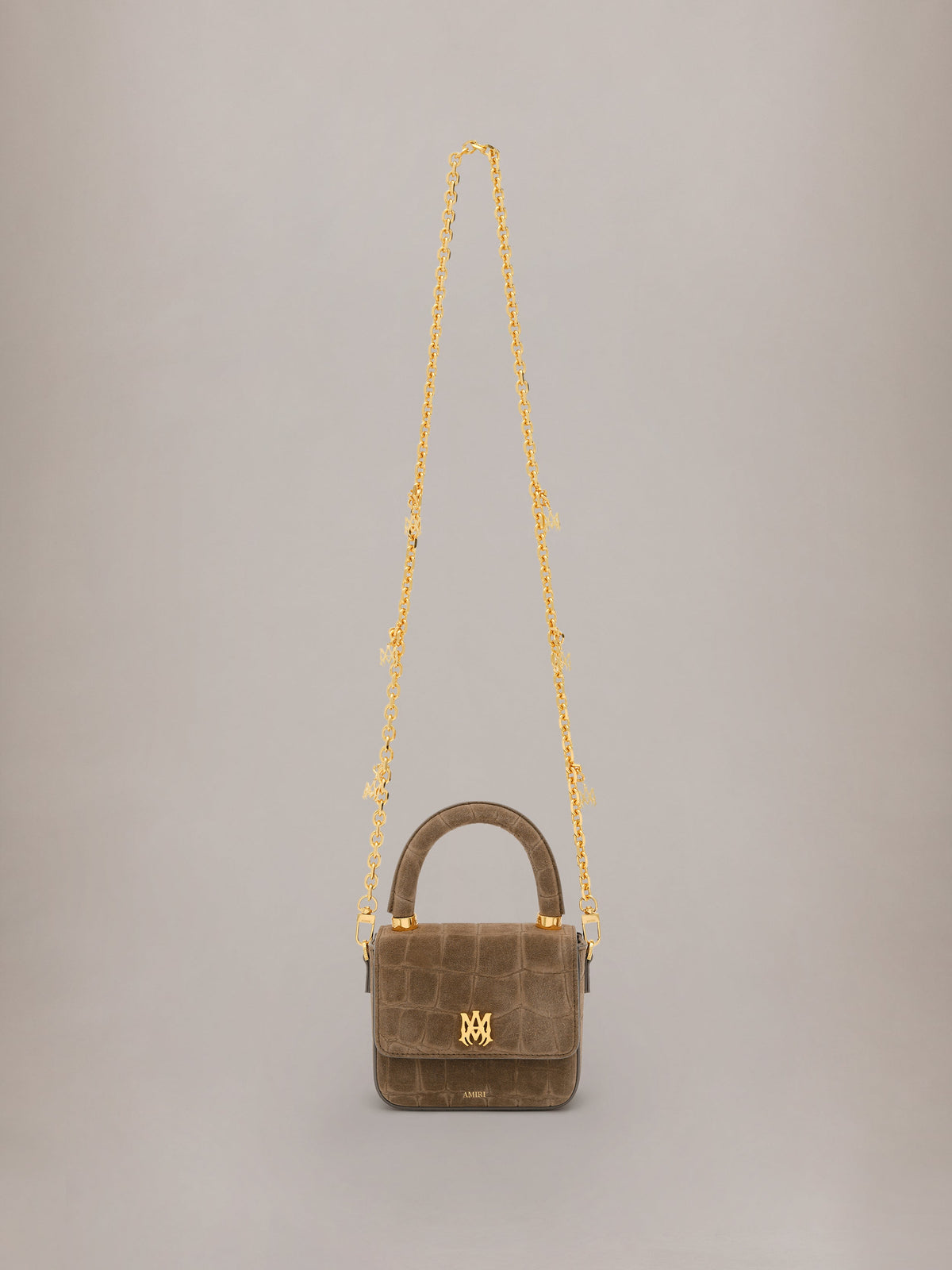 AMIRI - WOMEN'S CHAIN STRAP WITH MA PENDANT GOLD — vista 2