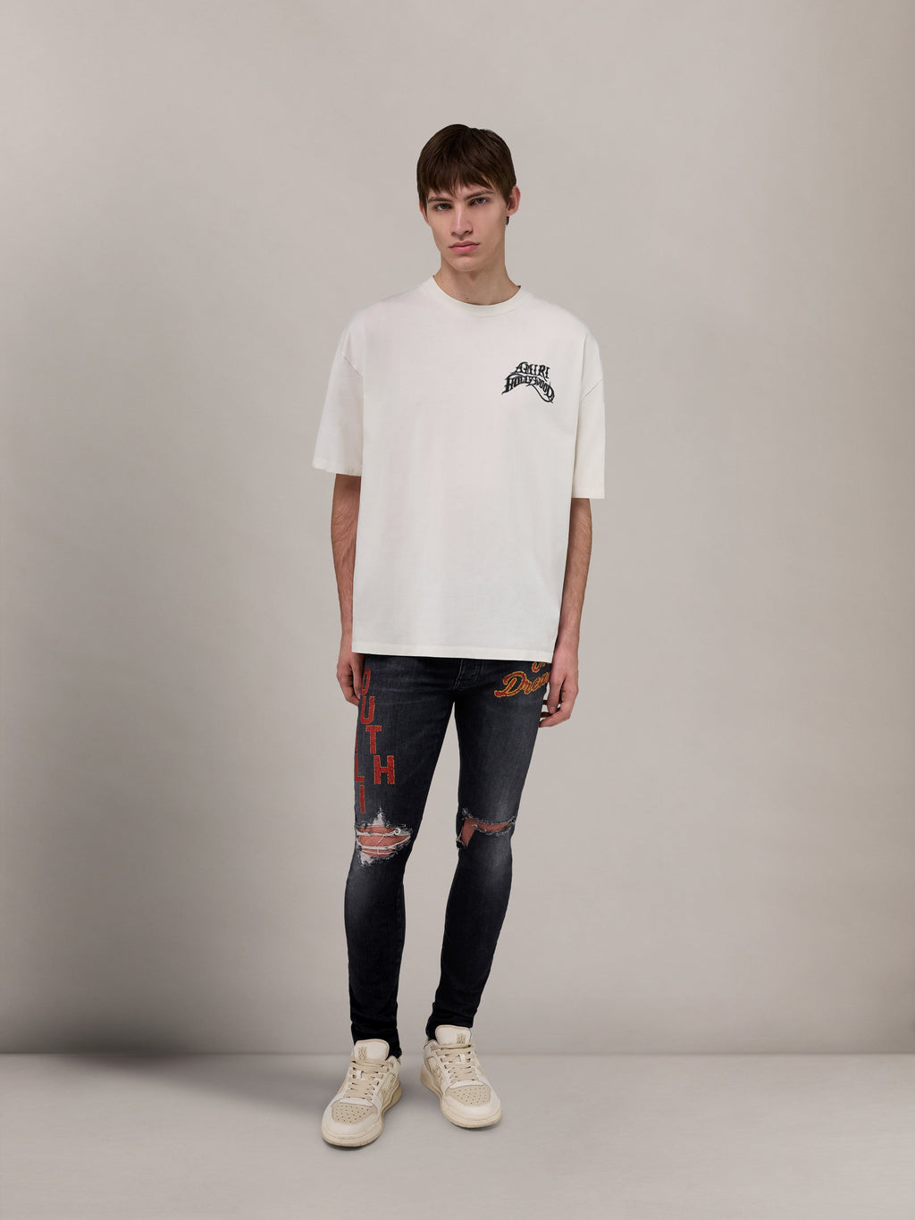 AMIRI SOUTH CALI SKINNY JEAN DARK GREY — vista 2