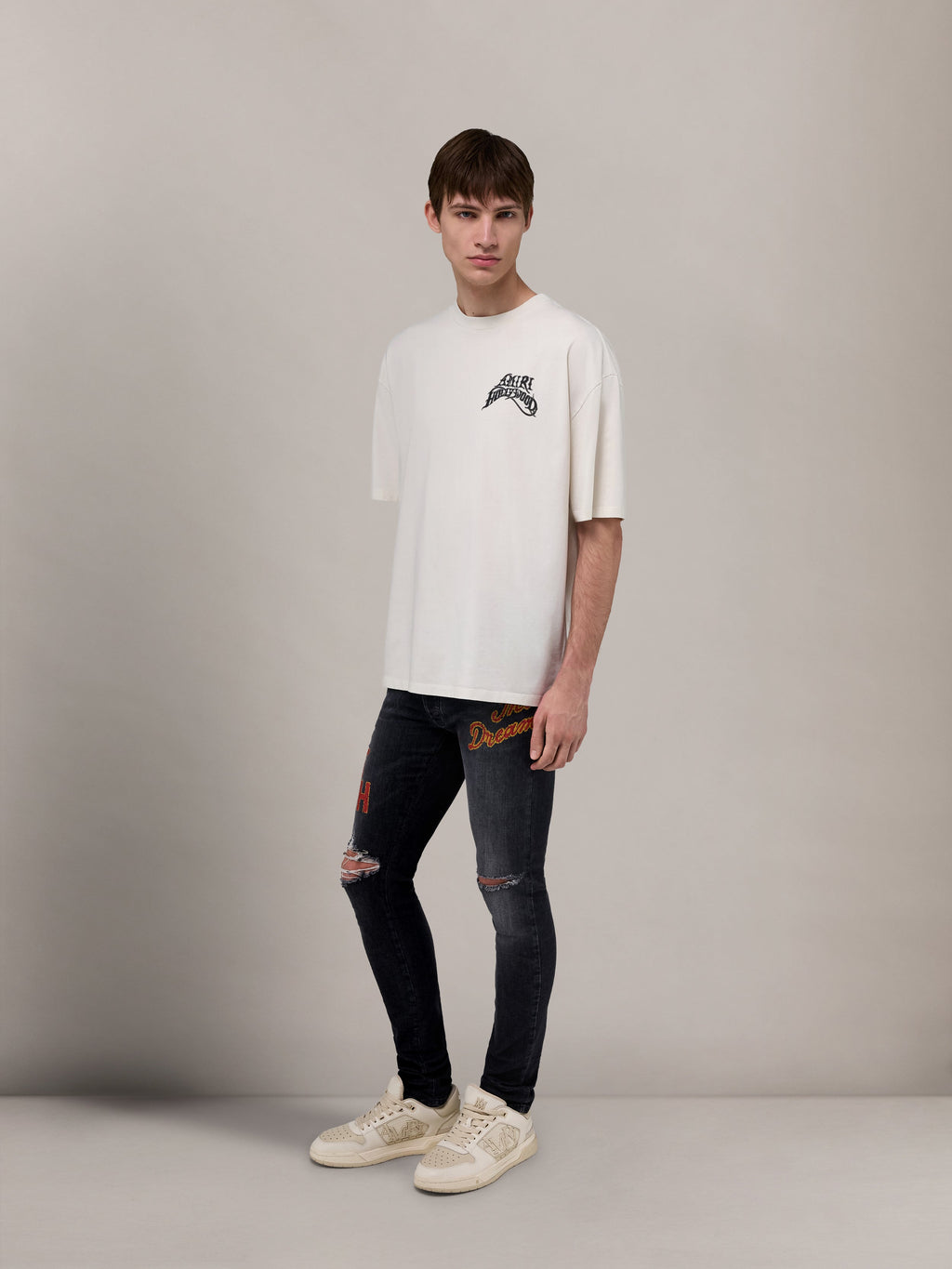 AMIRI SOUTH CALI SKINNY JEAN DARK GREY — vista 3