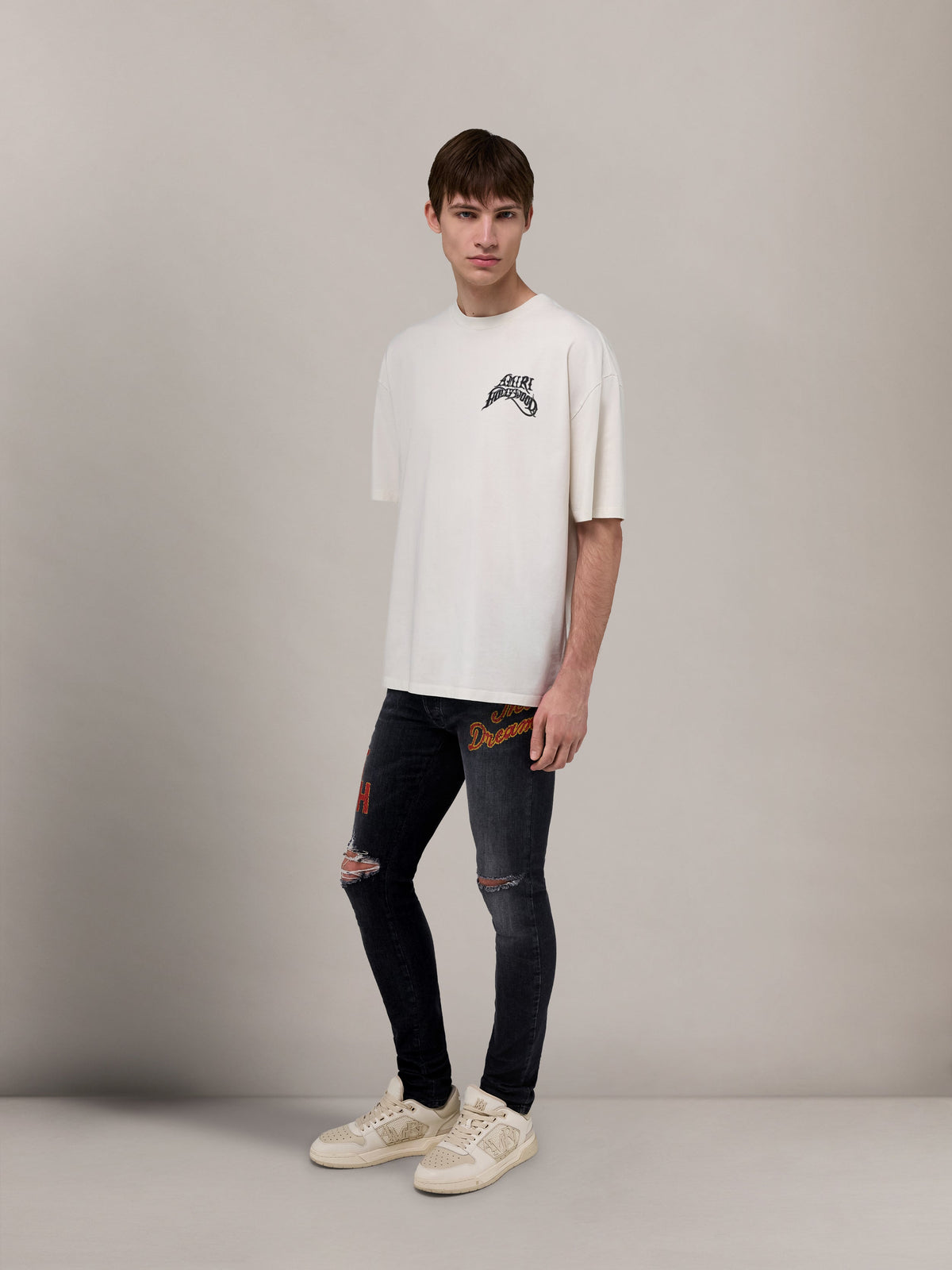 AMIRI SOUTH CALI SKINNY JEAN DARK GREY — vista 3