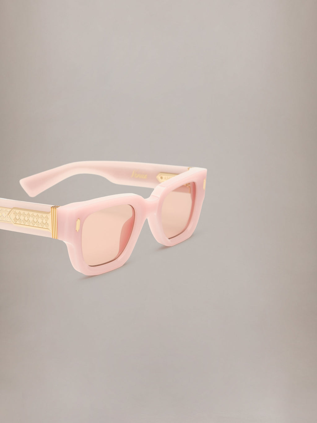 AMIRI VENICE EXPOSED SUNGLASSES DUSTY PEACH — vista 4