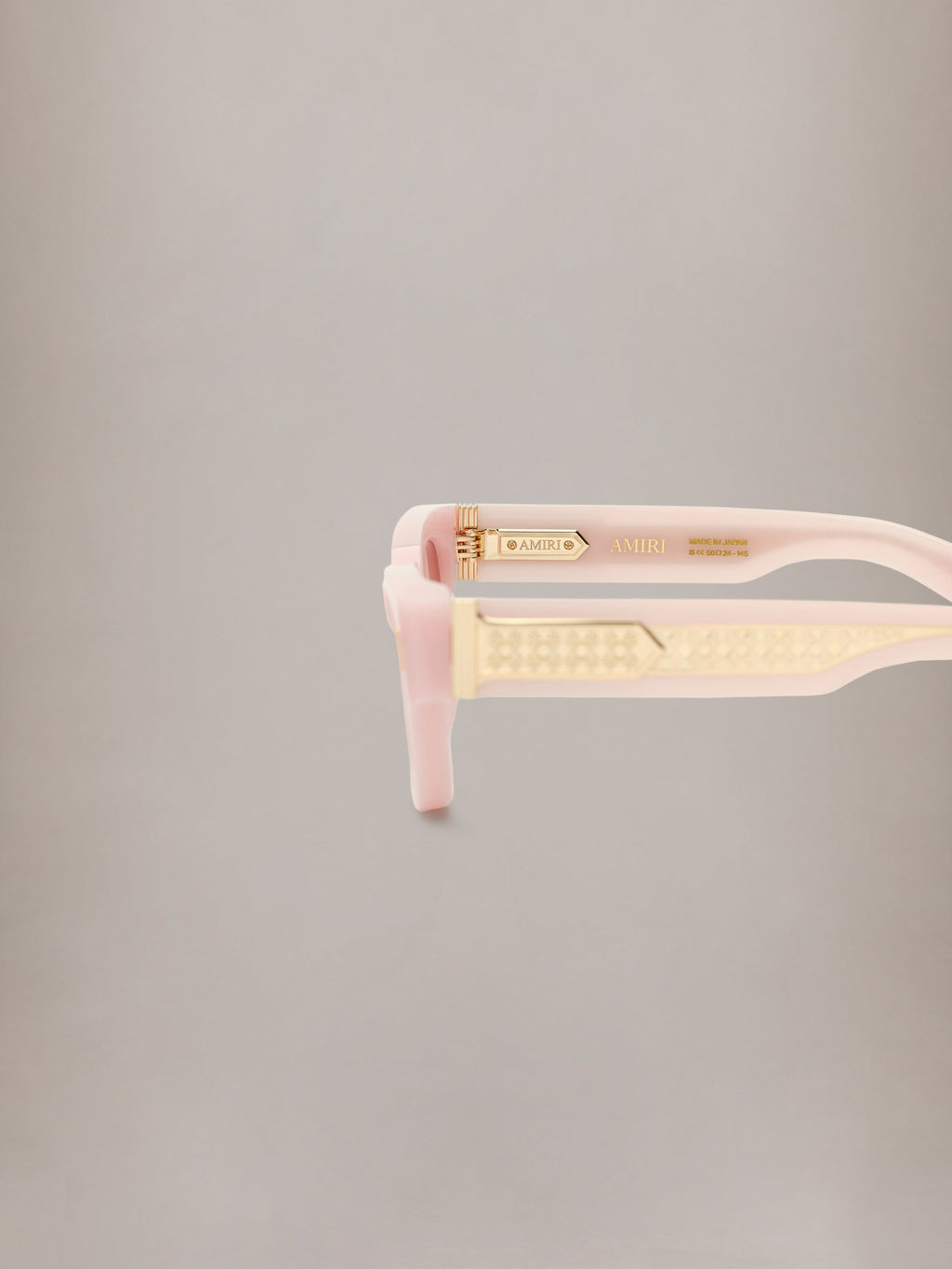 AMIRI VENICE EXPOSED SUNGLASSES DUSTY PEACH — vista 6