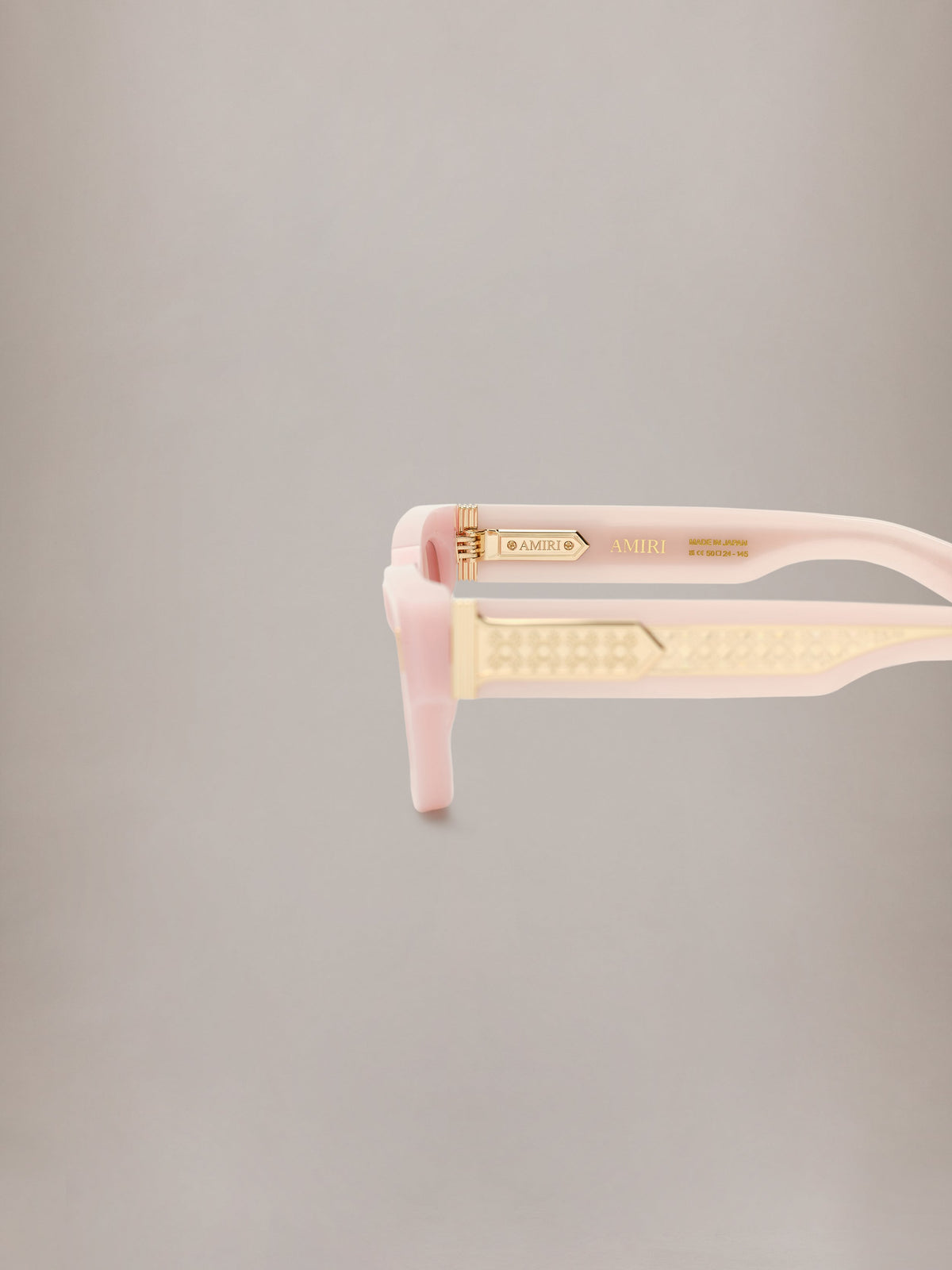 AMIRI VENICE EXPOSED SUNGLASSES DUSTY PEACH — vista 6