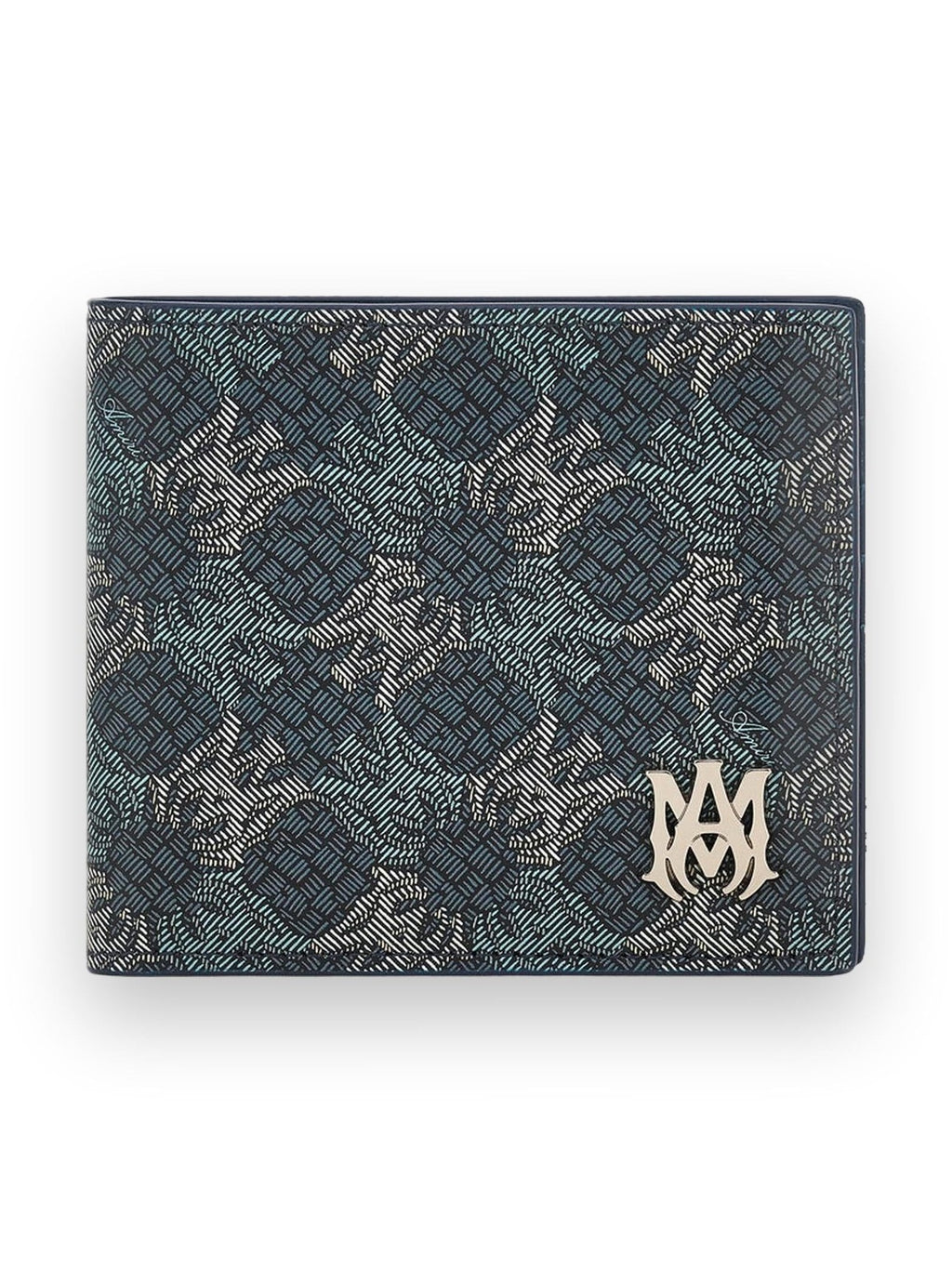 AMIRI MA QUAD CANVAS BIFOLD BLUE