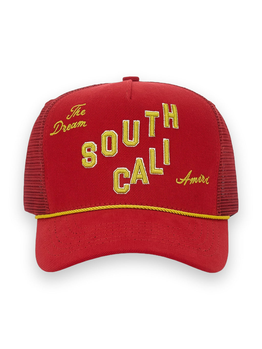 AMIRI SOUTH CALI TRUCKER HAT RUBY