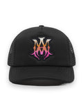 AMIRI MA SURF FOAM TRUCKER HAT BLACK