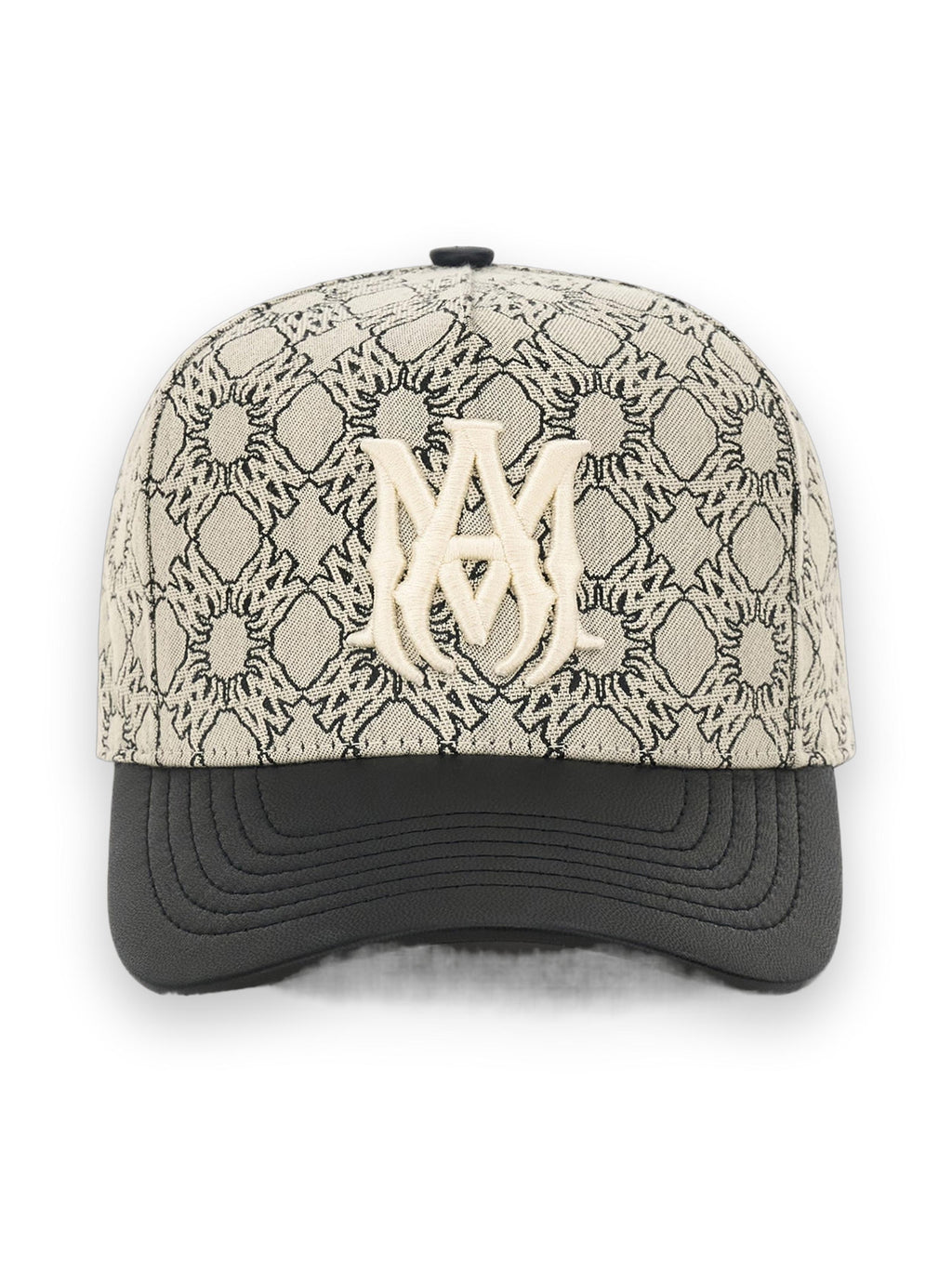 AMIRI MA QUAD JACQUARD HAT GREY