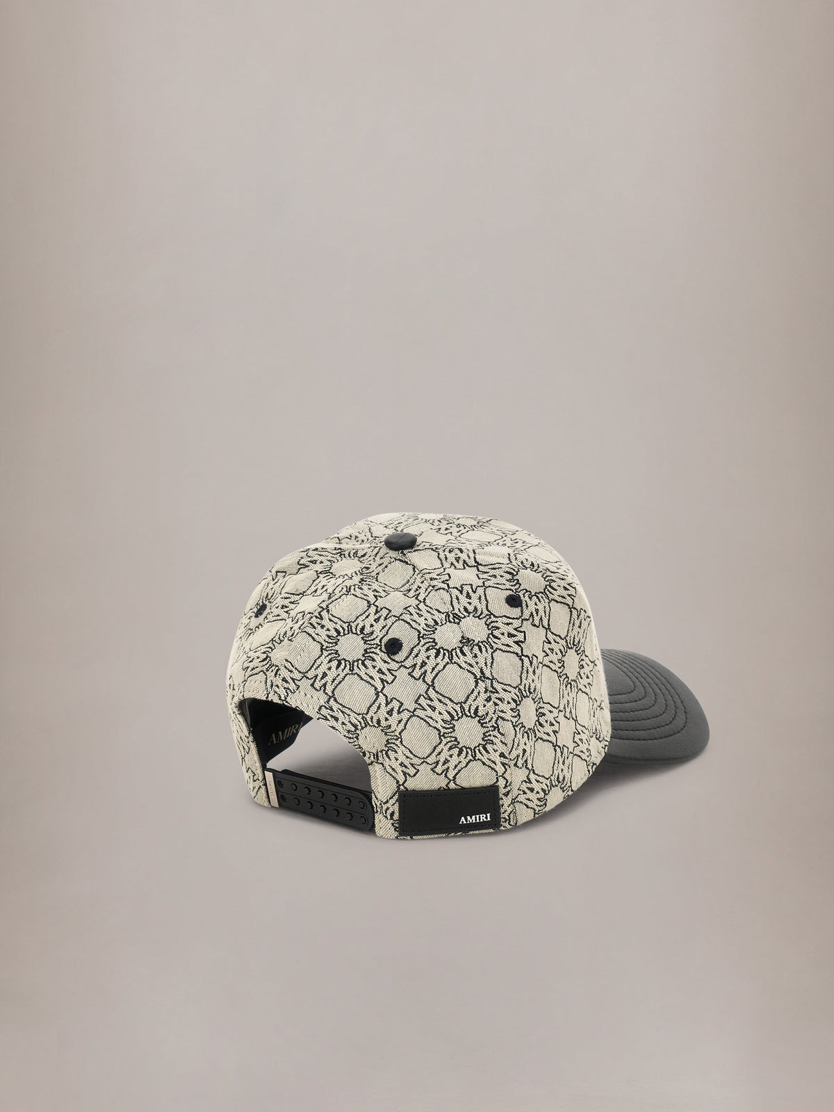 AMIRI MA QUAD JACQUARD HAT GREY — vista 3
