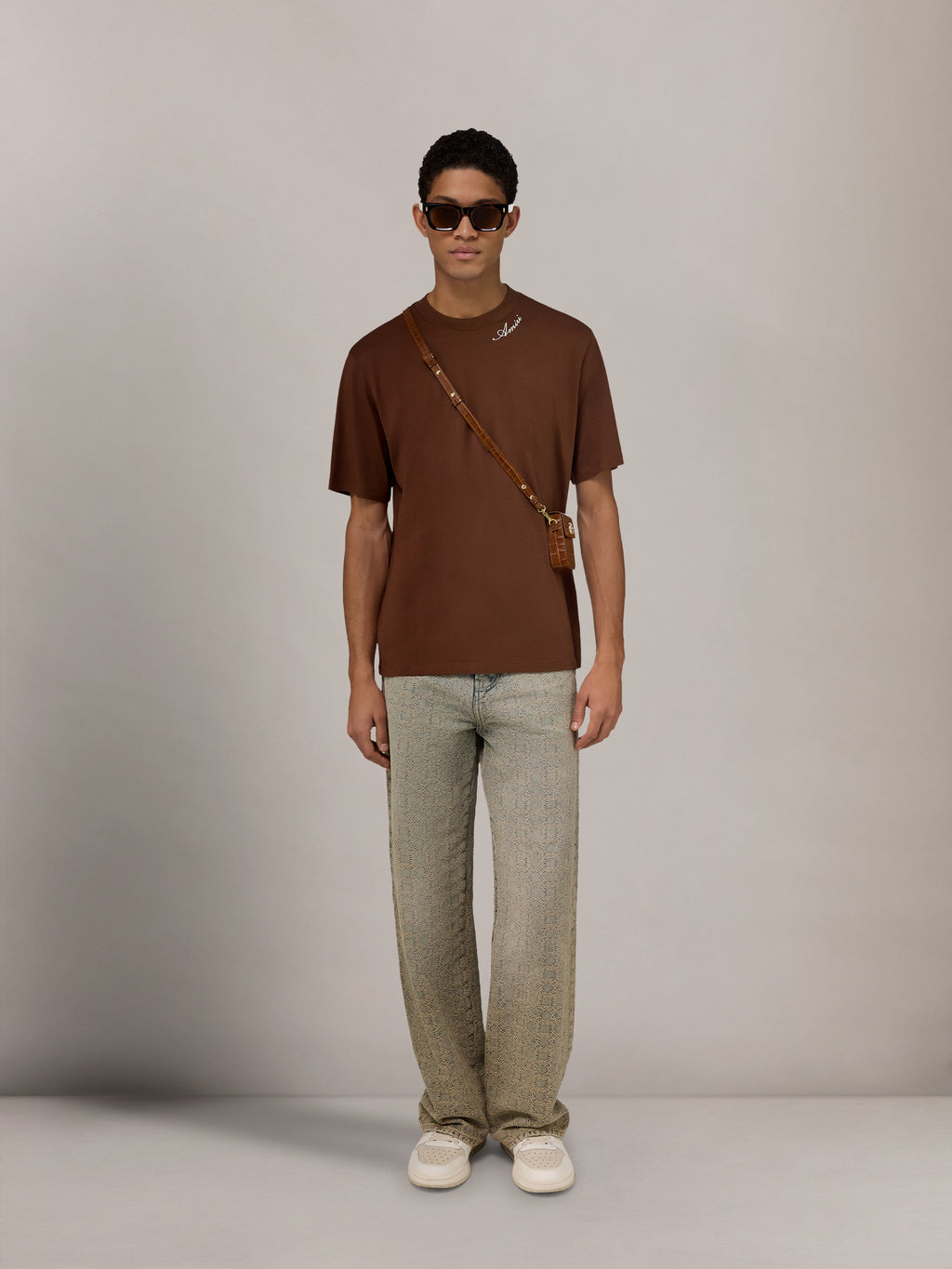 AMIRI MA QUAD JACQUARD BAGGY JEAN MULTI — vista 2
