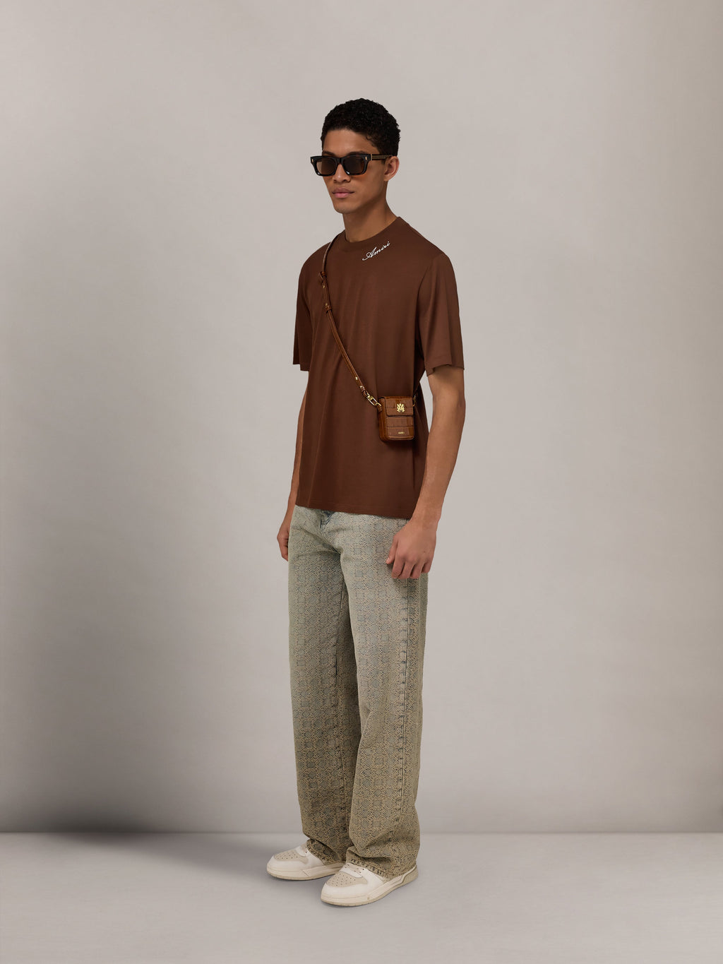 AMIRI MA QUAD JACQUARD BAGGY JEAN MULTI — vista 3