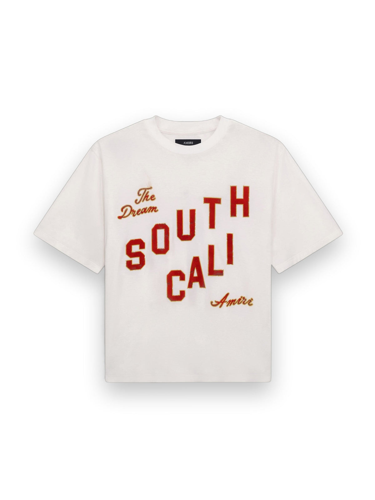 AMIRI SOUTH CALI BOX TEE IVORY