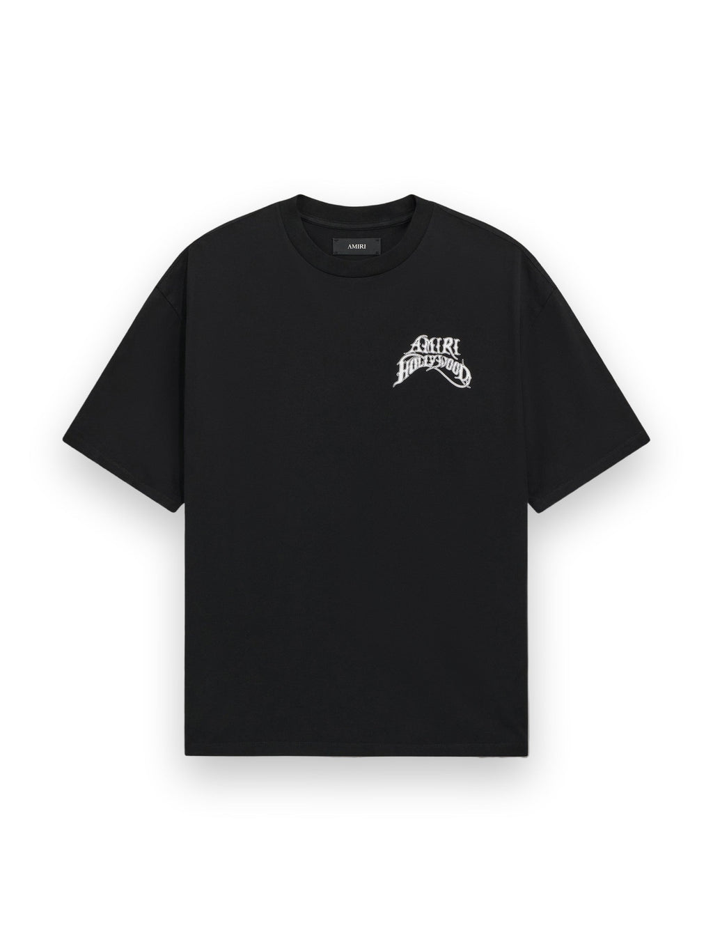 AMIRI HOLLYWOOD LIGHTWEIGHT JERSEY SKATE TEE BLACK