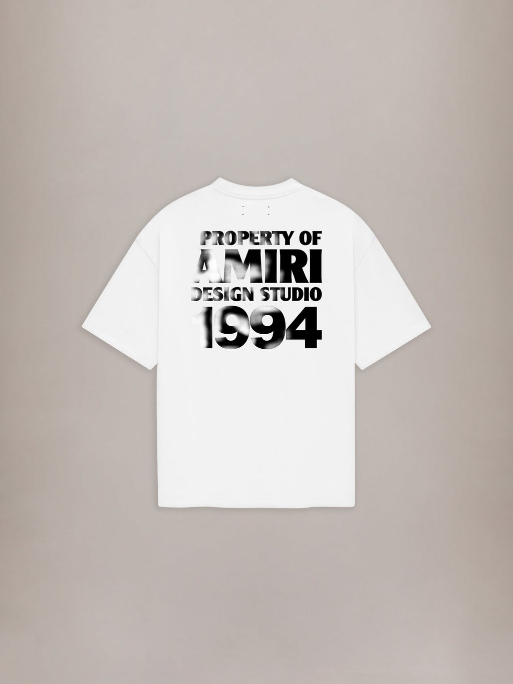 AMIRI DESIGN STUDIO OVERSIZED TEE WHITE — vista 2
