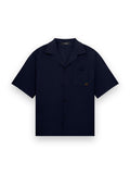 AMIRI MA SHORT SLEEVE SHIRT DARK BLUE