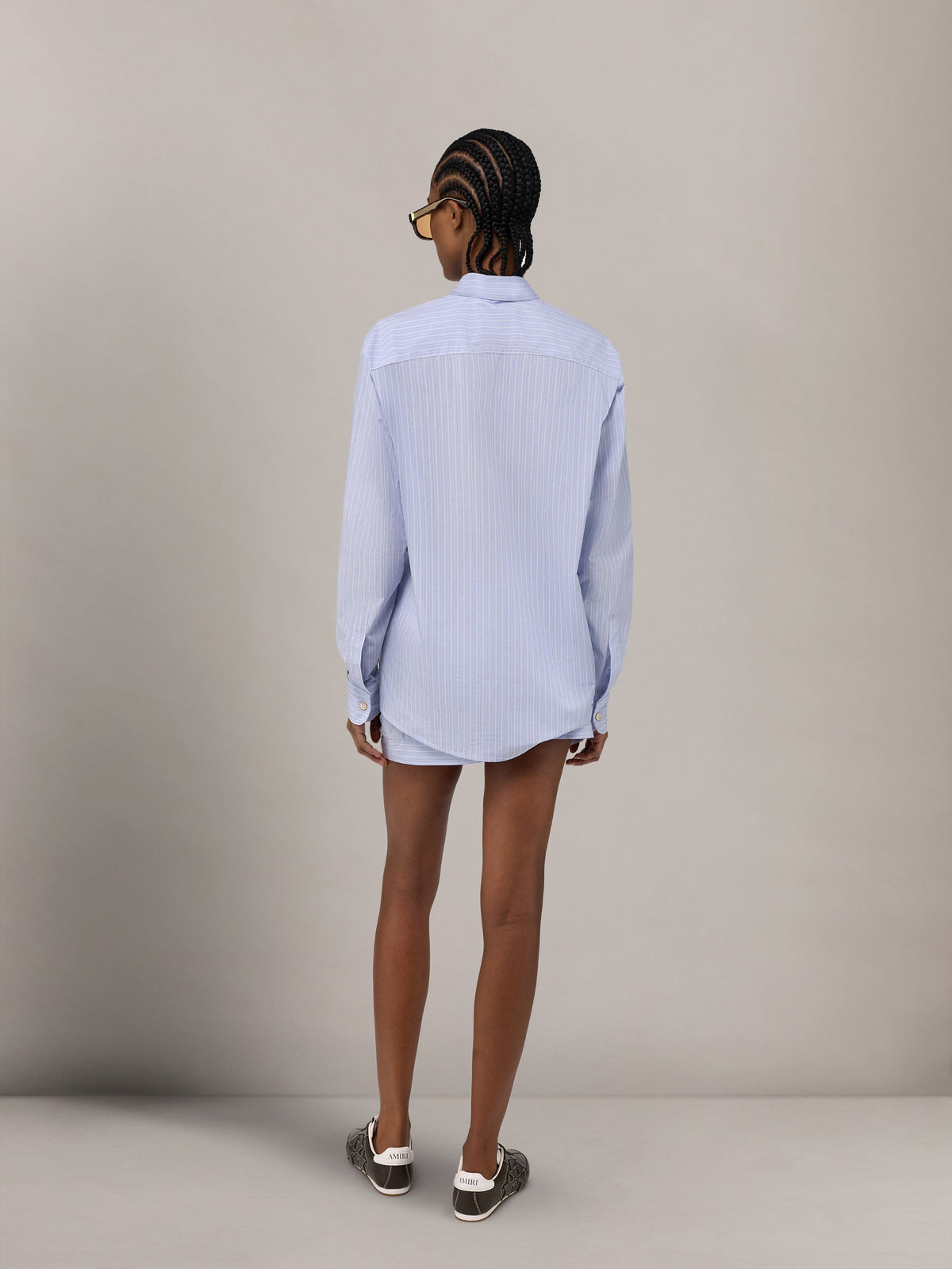 AMIRI STRIPED SHIRT ASHLEY BLUE — vista 4