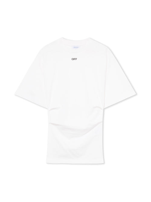 OFF-WHITE OFF STAMP SHOULDER T-SHIRT WHITE-BLACK — vista 2