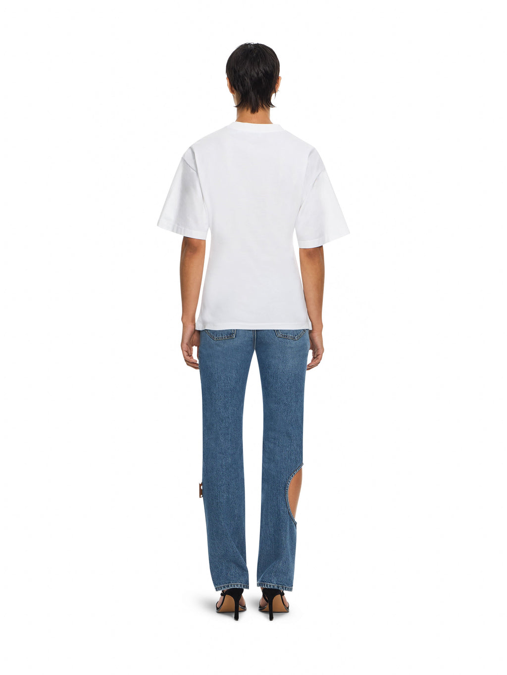 OFF-WHITE OFF STAMP SHOULDER T-SHIRT WHITE-BLACK — vista 4