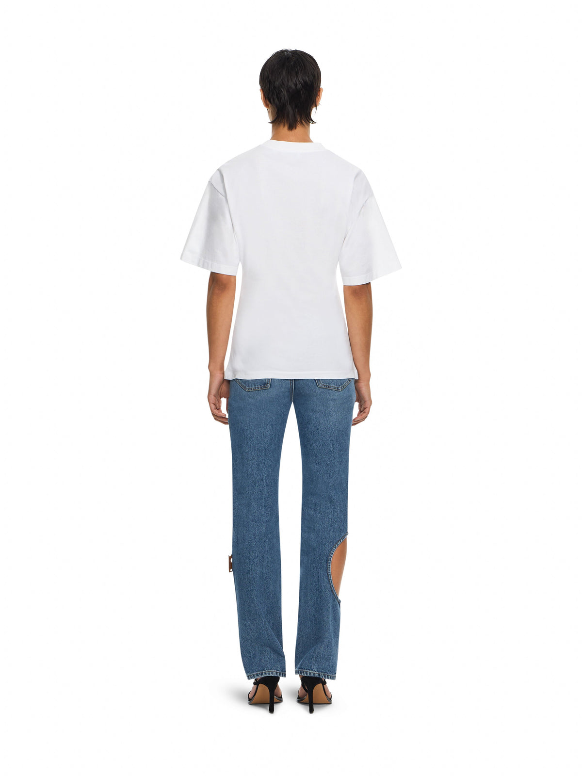 OFF-WHITE OFF STAMP SHOULDER T-SHIRT WHITE-BLACK — vista 4