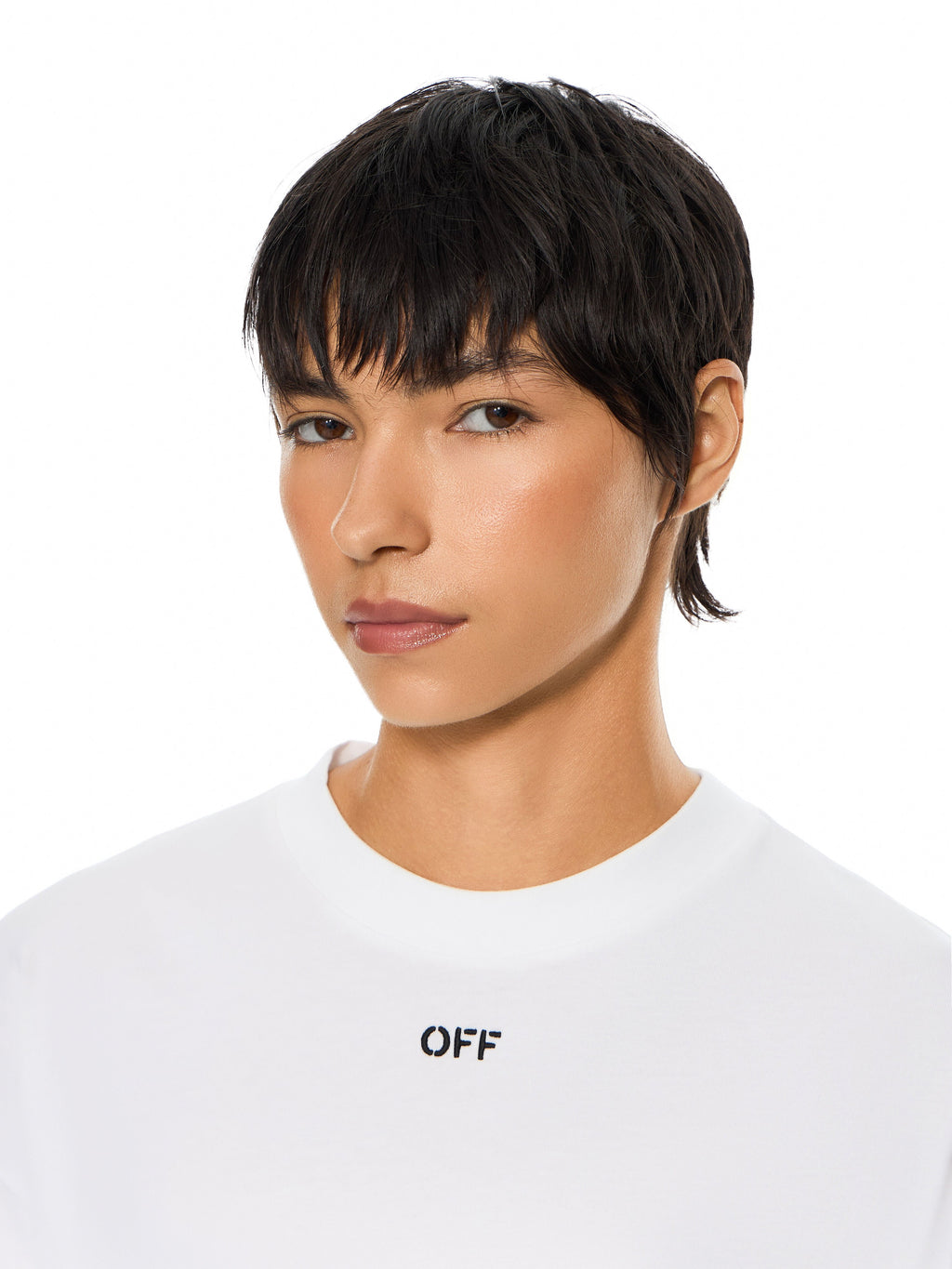 OFF-WHITE OFF STAMP SHOULDER T-SHIRT WHITE-BLACK — vista 5