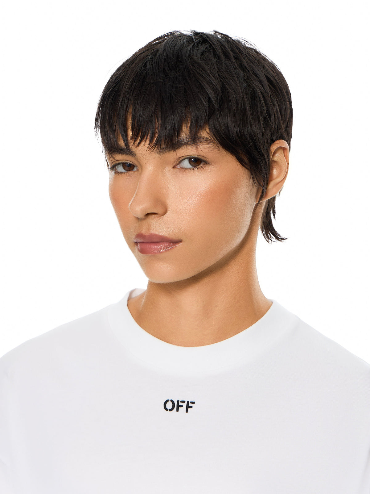 OFF-WHITE OFF STAMP SHOULDER T-SHIRT WHITE-BLACK — vista 5