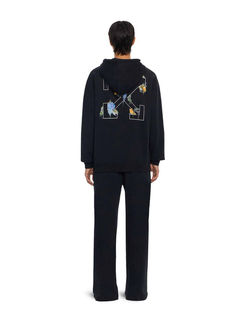 OFF-WHITE BOOKISH LOGO SWEATPANTS BLACK-WHITE — vista 4