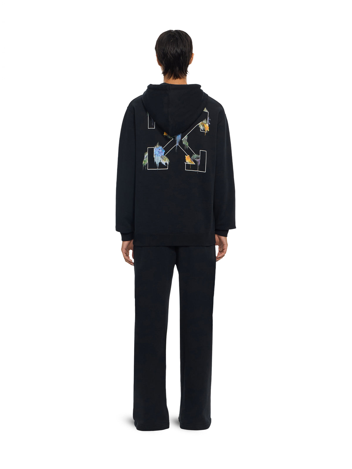 OFF-WHITE BOOKISH LOGO SWEATPANTS BLACK-WHITE — vista 4