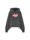 AMIRI AMIRI HEART HOODIE BLACK