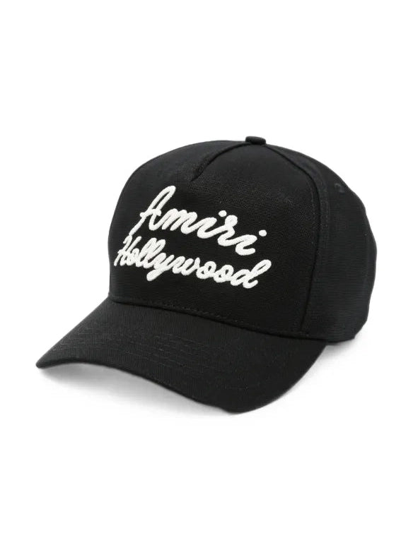 AMIRI HOLLYWOOD CANVAS HAT BLACK