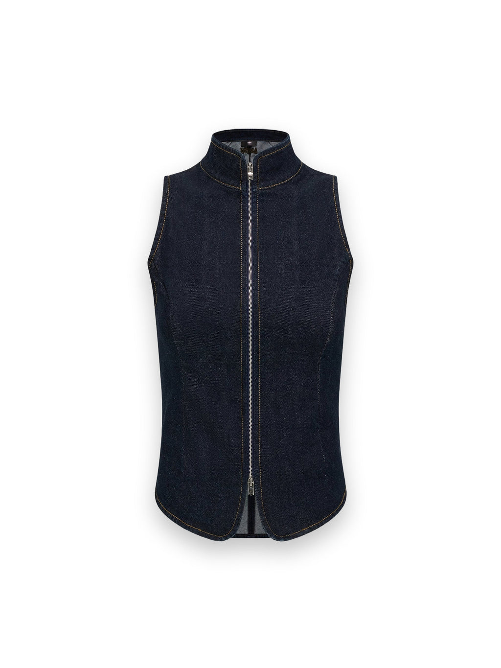 AMIRI AMIRI RAW DENM ZIP TOP RAW INDIGO