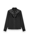 AMIRI WESTERN LACE SHIRT BLACK