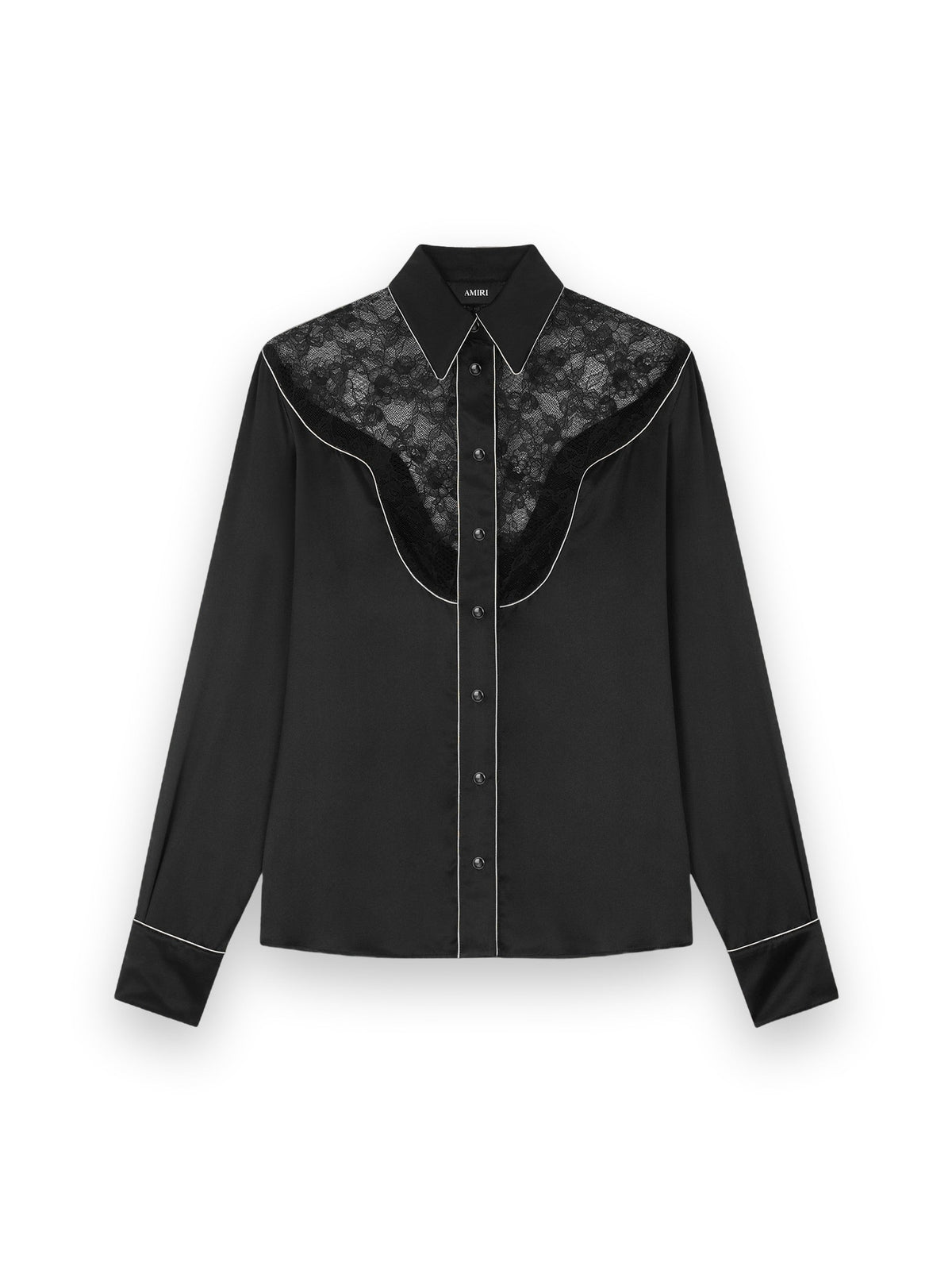 AMIRI WESTERN LACE SHIRT BLACK