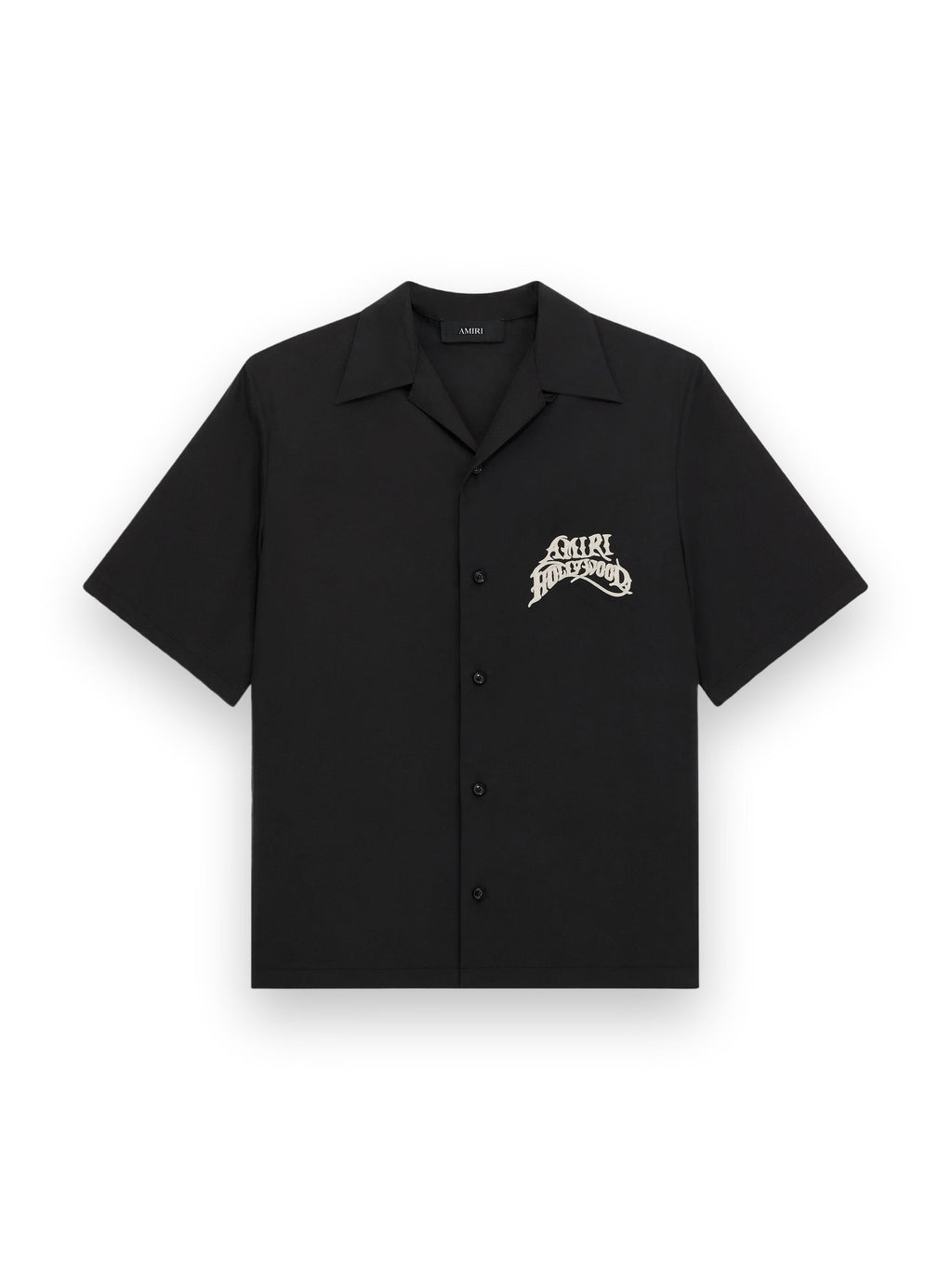 AMIRI HOLLYWOOD CAMP SHIRT BLACK
