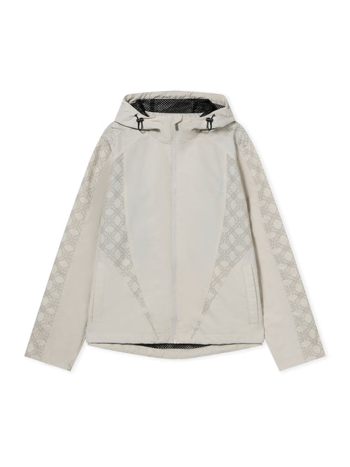 OFF-WHITE OFF LINE RACING WINDBREAKER LIGHT GRAY — vista 2