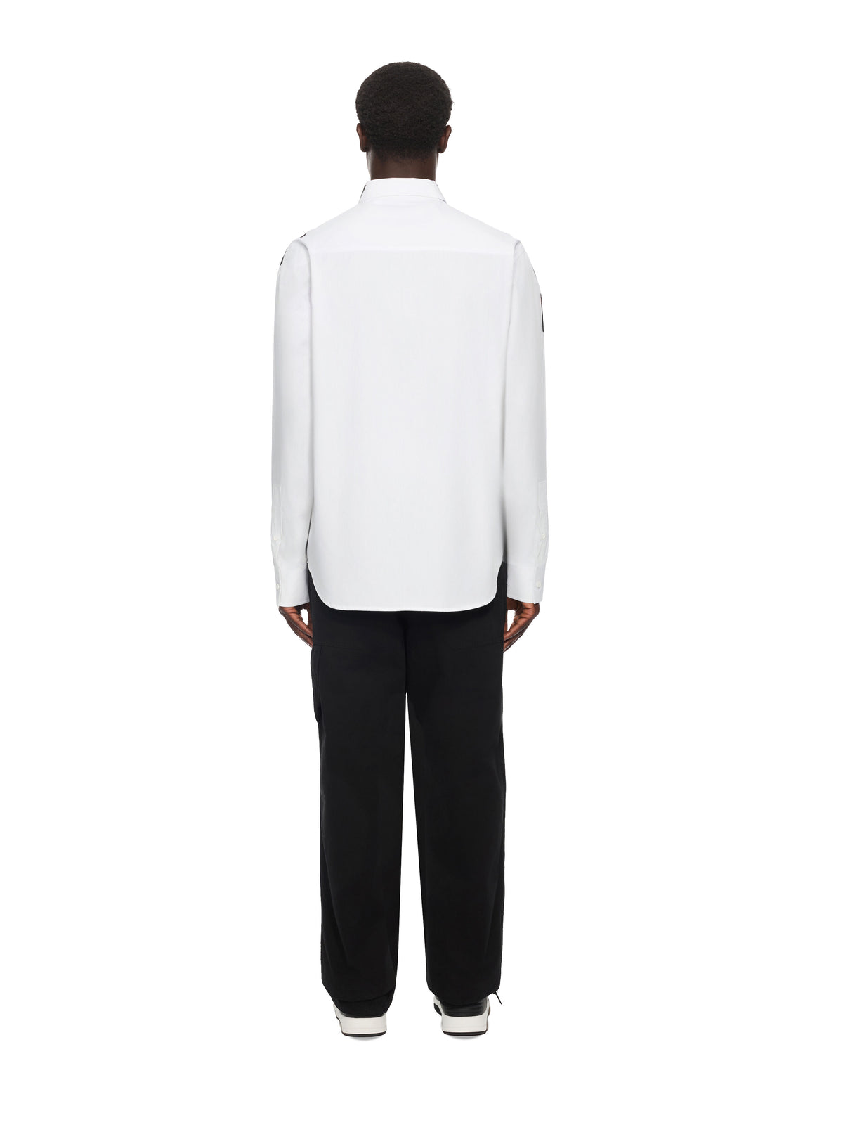 OFF-WHITE NEGATIVE BOOKISH REGULAR SHIRT WHITE — vista 4