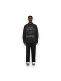 OFF-WHITE RACING STAFF MESH OVERSHIRT BLACK