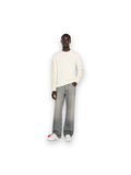 OFF-WHITE HALF ARROW SLIM RELAXED JEANS SUN FADED GREY