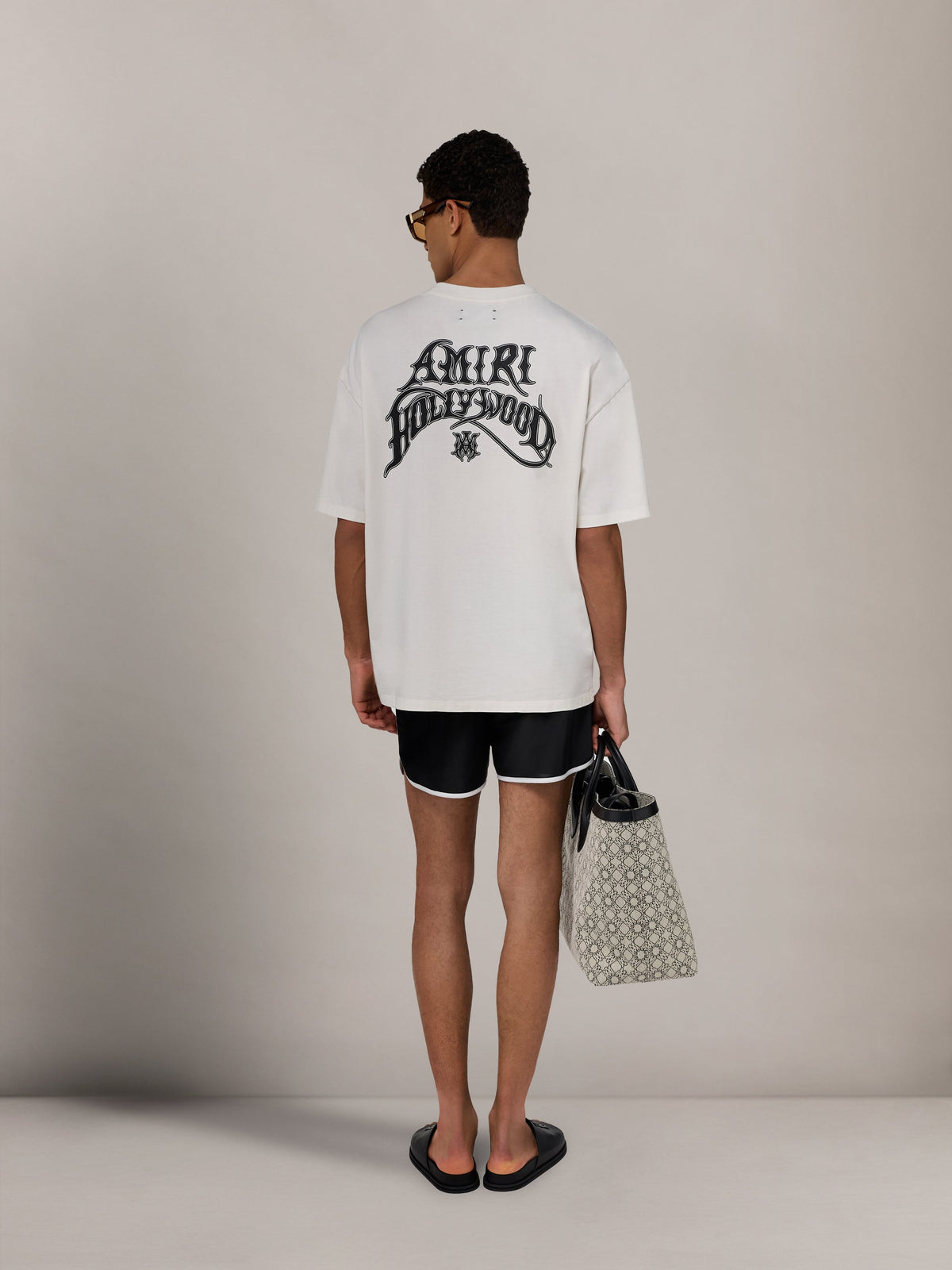 AMIRI MA SPORTY SWIMSHORT BLACK — vista 4