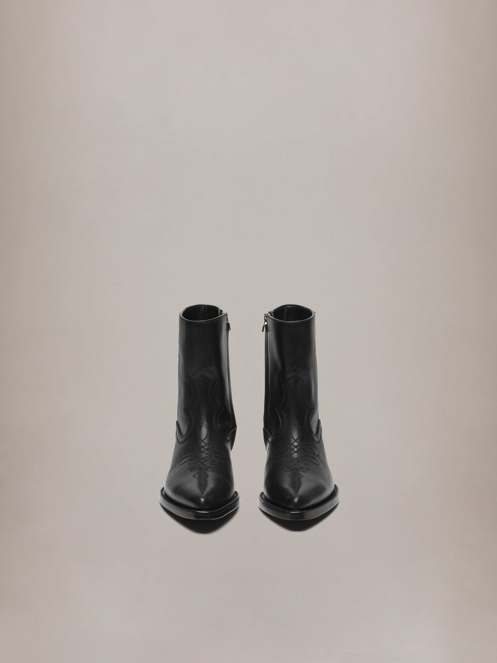 AMIRI LEATHER RYDER BOOT BLACK — vista 3