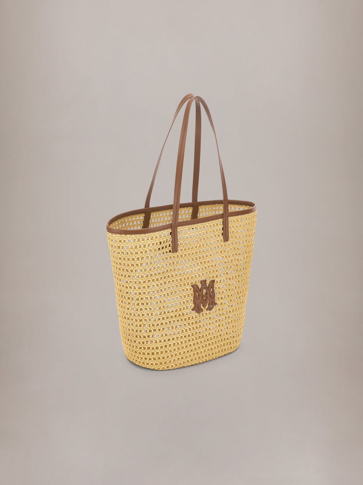 AMIRI MA RAFFIA TOTE NATURAL — vista 3