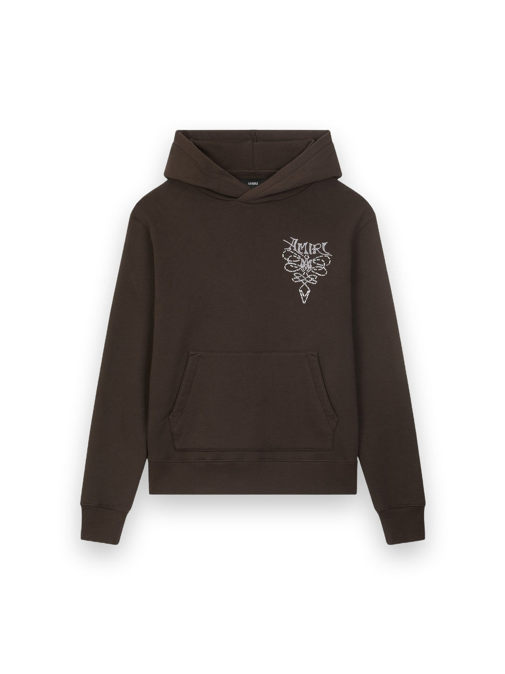 AMIRI LASSO CRYSTAL HOODIE HUSK
