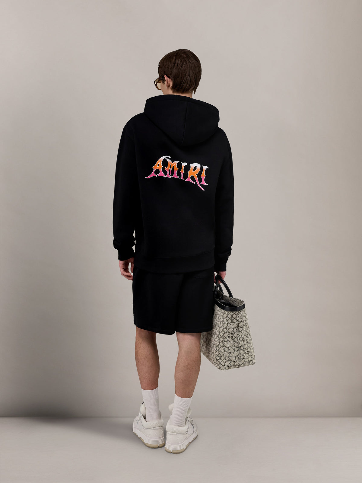 AMIRI MA SWEATSHORT BLACK — vista 4