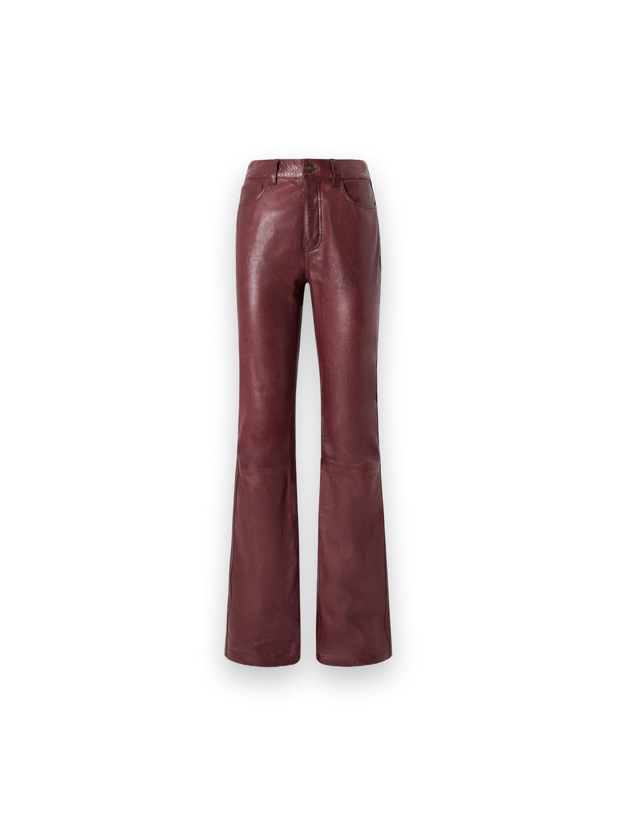 AMIRI VINTAGE CUT LEATHER PANT BRICK