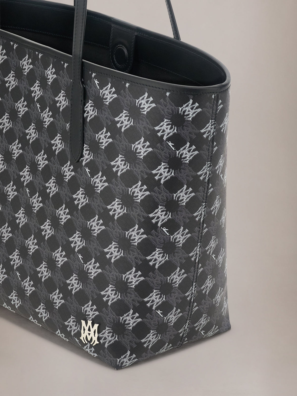 AMIRI MA QUAD CANVAS TOTE BAG BLACK — vista 4